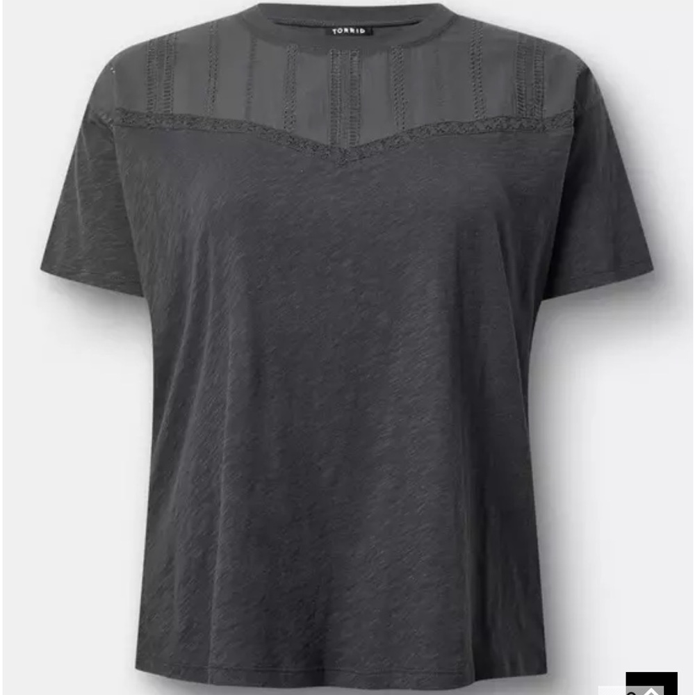 Torrid Black Short Sleeve Women's Top